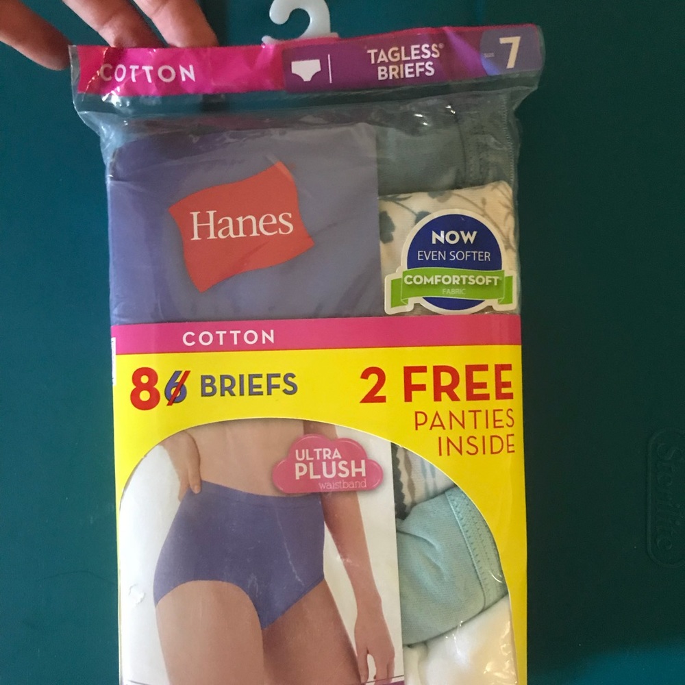 Hanes Briefs. Never opened.